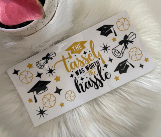 Tassel was worth the hassle cup wrap